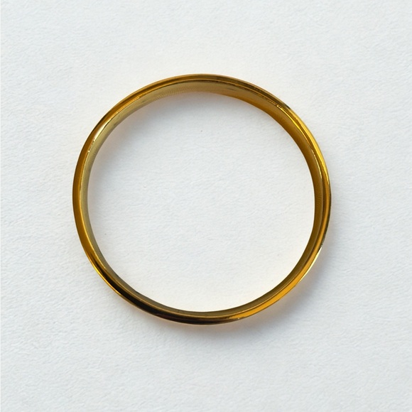 Kate Spade Gold-Tone Bangle Bracelet Pink & Clear Rhinestones Designer Jewelry - Picture 4 of 4